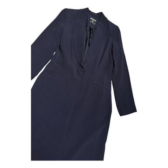 SUMMUM Woman Luxury Designer Long Blazer Trench Blouse Duster Womens Size Small - Picture 7 of 7